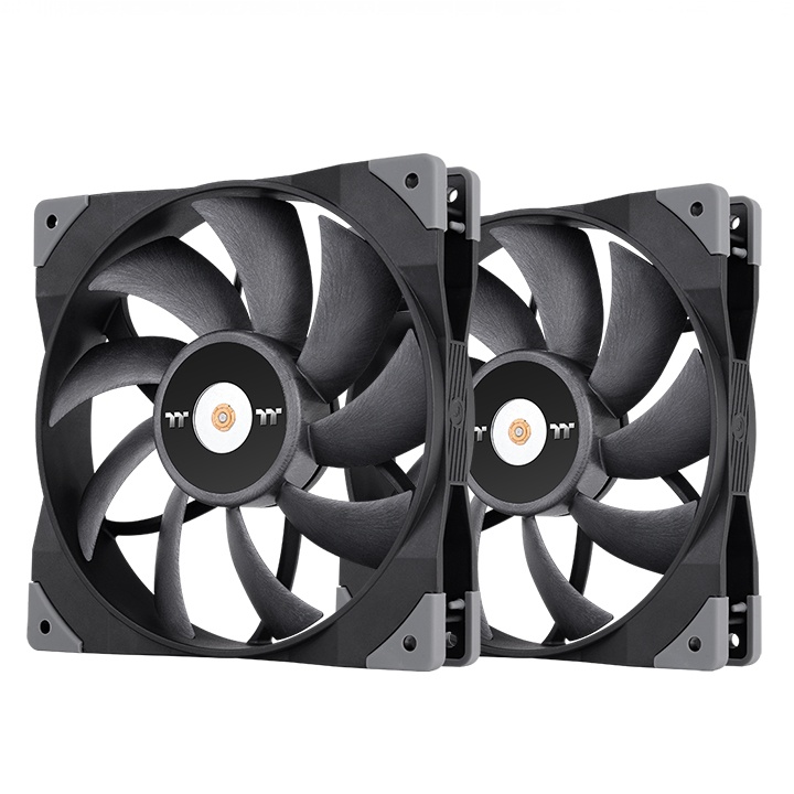 

Комплект вентиляторов Thermaltake TOUGHFAN 14, 140 мм, 2000rpm, 33.2 дБ, 4-pin PWM, 2шт (CL-F085-PL14BL-A), TOUGHFAN 14