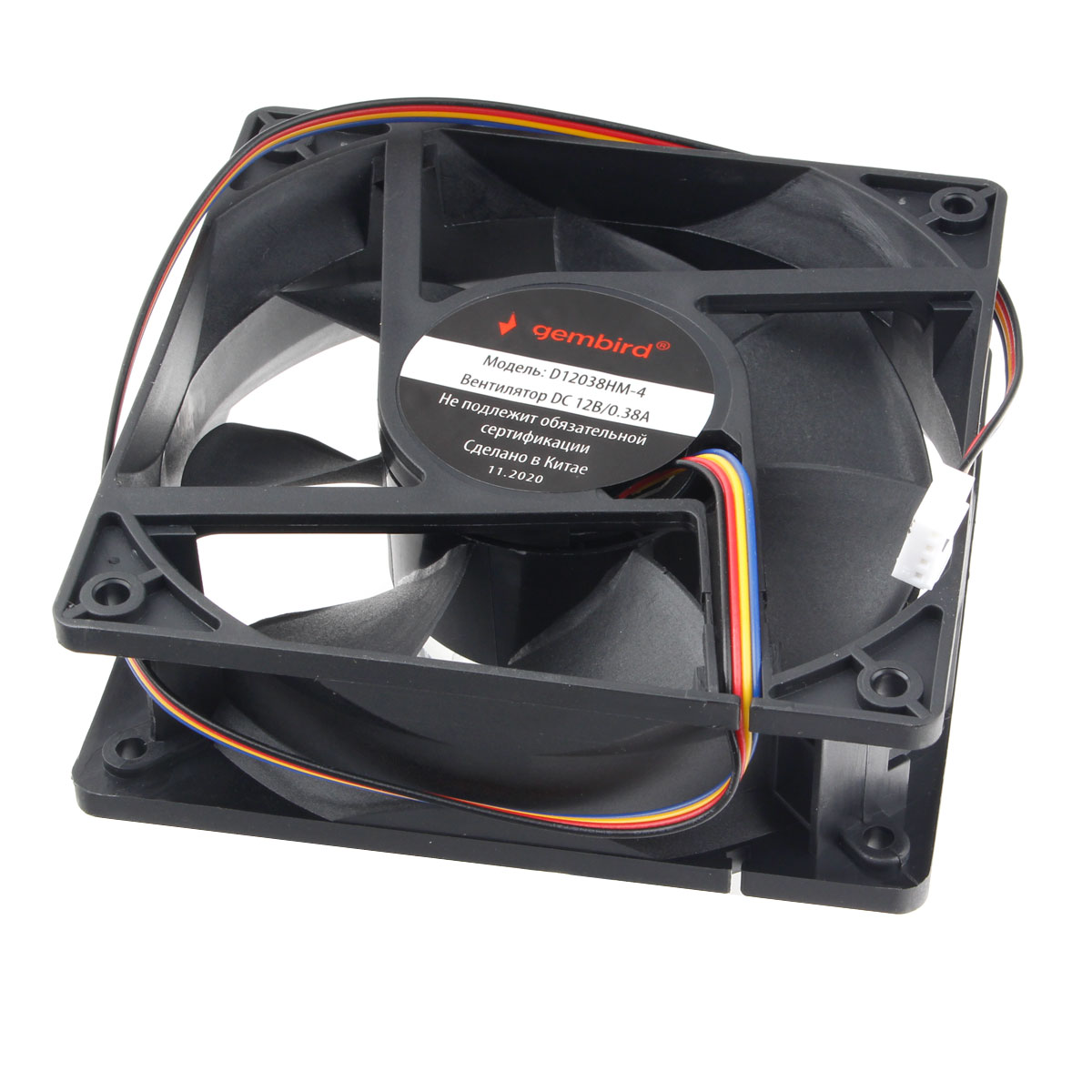 

Вентилятор Gembird D12038HM-4, 120 мм, 2500rpm, 30 дБ, 4-pin PWM, 1шт (D12038HM-4), D12038HM-4