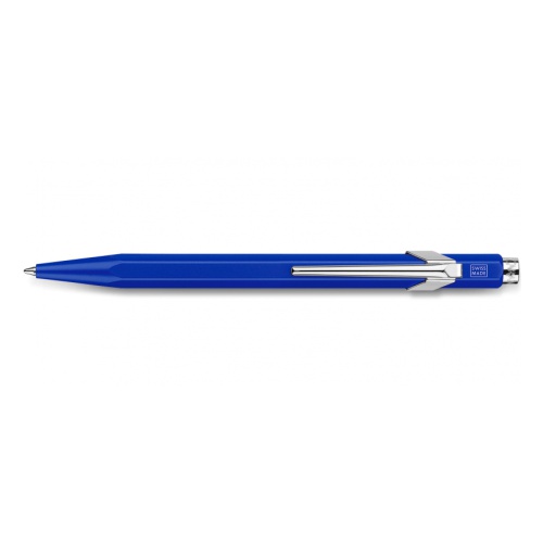 Ручка шариковая автомат CARANDACHE Office 849 Klein Blue, синий, Алюминий, футляр (849.648)