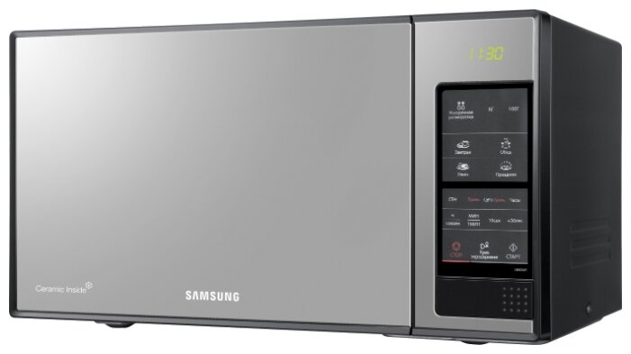 Микроволновая печь Samsung GE83XR 23л, 850Вт, гриль, черный - фото 1