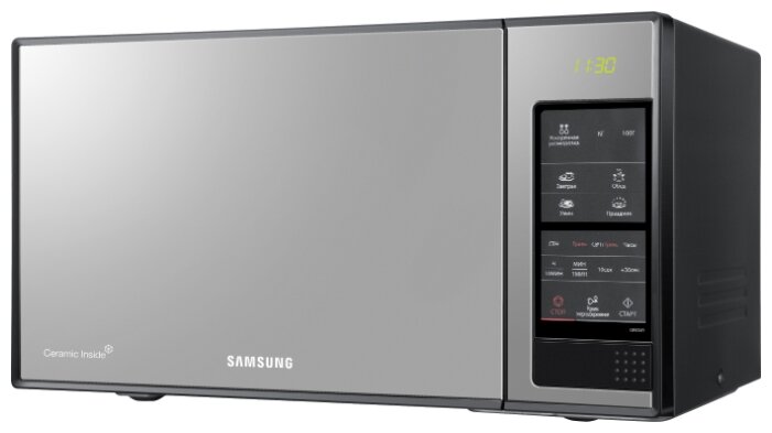 

Микроволновая печь Samsung GE83XR 23 л, 850 Вт, гриль, черный, GE83XR