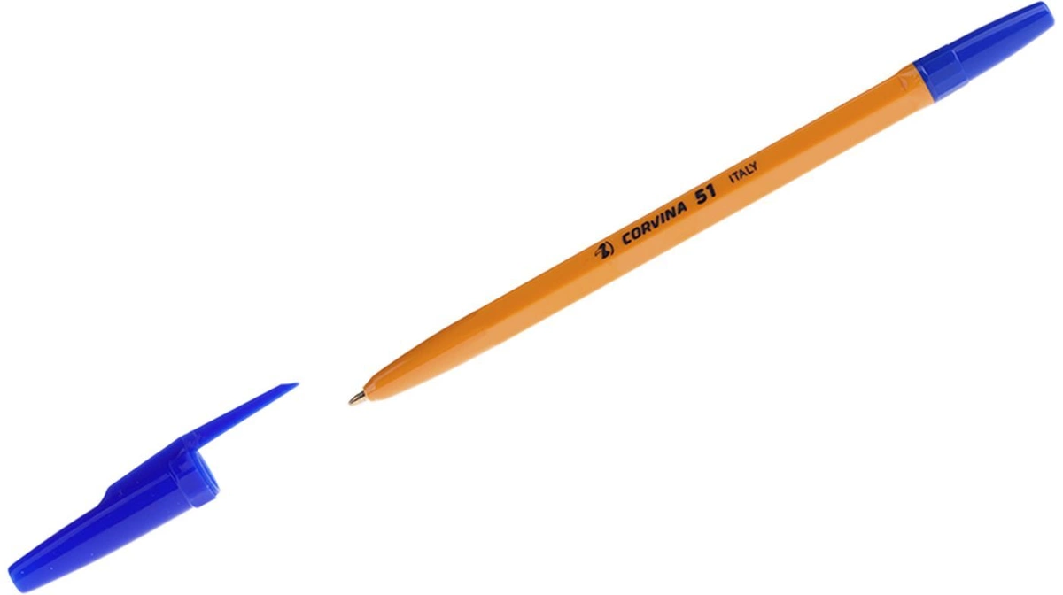 Ручка шариковая Corvina 51 VINTAGE, синий, пластик, колпачок (40163/02G)