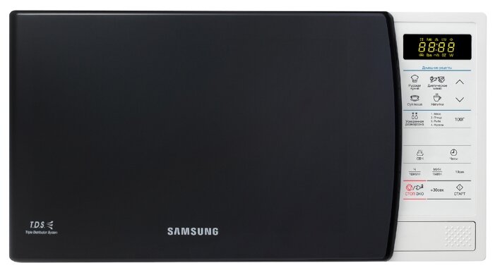 

Микроволновая печь Samsung ME83KRW-1 23л, 800Вт, белый, ME83KRW-1
