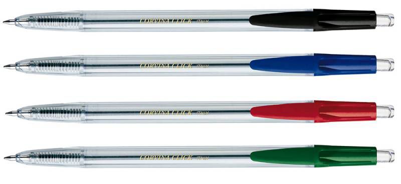 

Ручка шариковая автомат Corvina Universal 51, красный, пластик (42611/03/ 829426), Universal 51