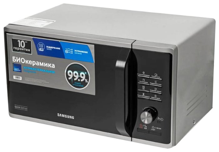 

Микроволновая печь Samsung MS23K3515AS 23л, 800Вт, серебристый, MS23K3515AS