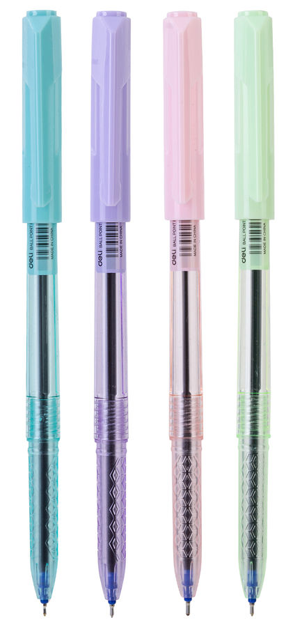 

Набор шариковых ручек DELI Arrow, разноцветный, 4шт., пластик, колпачок (EQ03032), Arrow