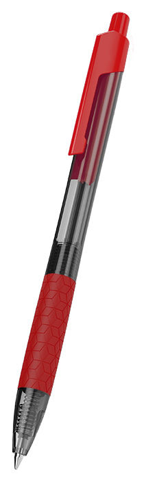 

Ручка шариковая автомат DELI Arrow, красный, пластик (EQ01940), Arrow