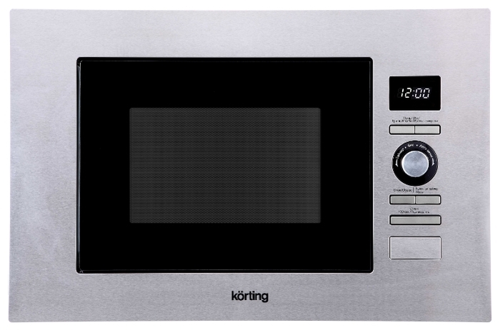 

Микроволновая печь встраиваемая Körting KMI 720 X 20 л, 800 Вт, гриль, серебристый (KMI 720 X), KMI 720 X