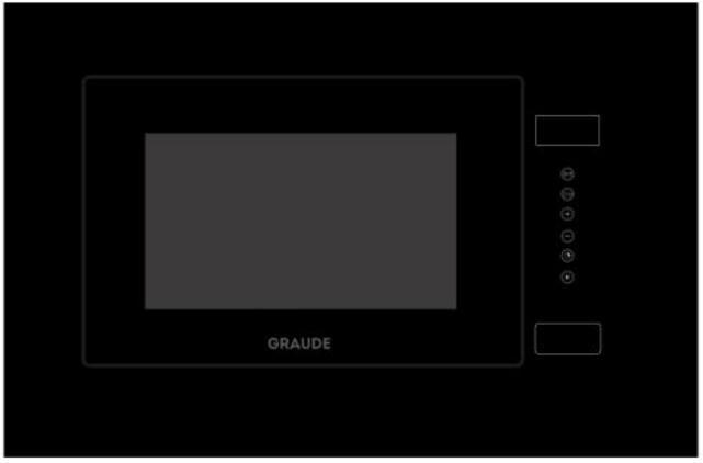 

Микроволновая печь встраиваемая Graude MWG 38.1 S 20л, 700Вт, гриль, черный (MWG 38.1 S), MWG 38.1 S