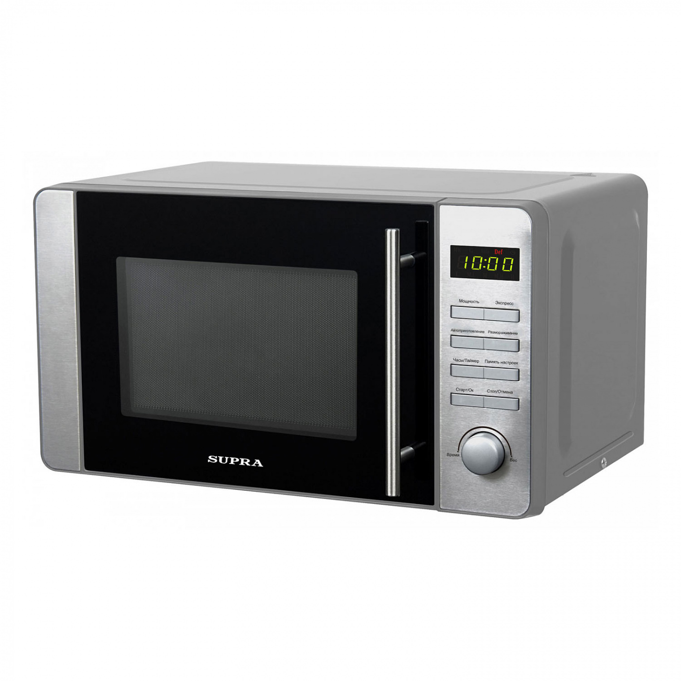 

Микроволновая печь Supra 20TS55 20л, 700Вт, серебристый (20TS55), 20TS55