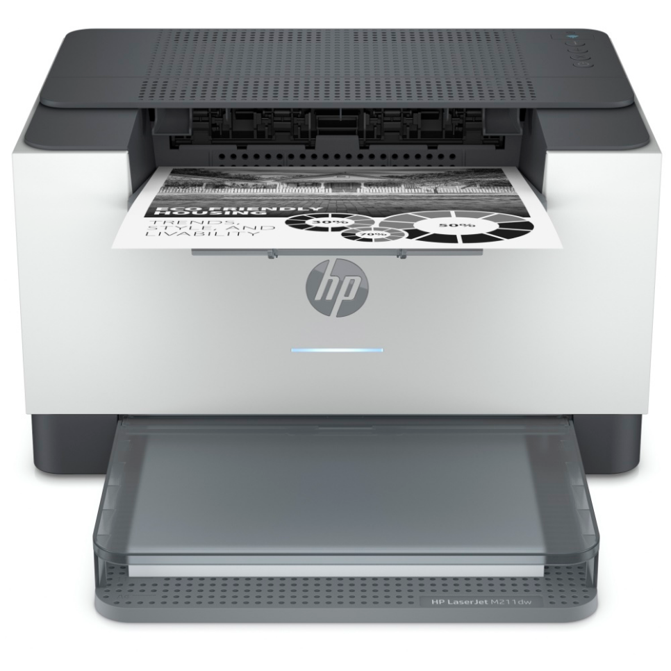Принтер HP LaserJet M211dw, A4, ч/б, сетевой, Wi-Fi, USB