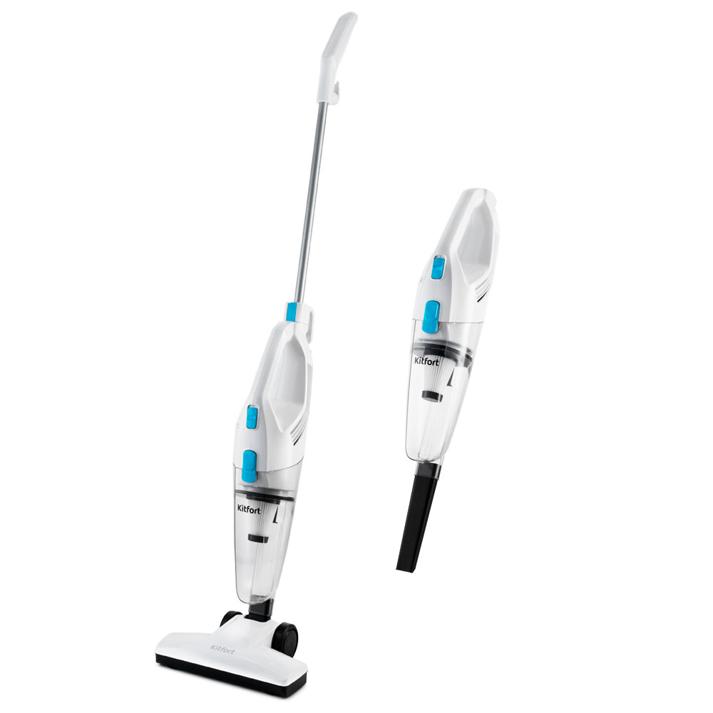 

Вертикальный пылесос Kitfort KT-596-2 600Вт, белый/голубой (KT-596-2), KT-596-2