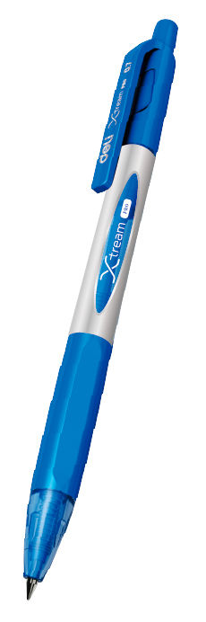 

Ручка шариковая автомат DELI X-tream, синий, пластик (EQ11-BL), X-tream