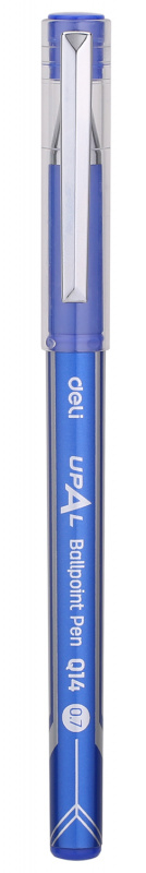 

Ручка шариковая DELI Upal, синий, пластик, колпачок (EQ14-BL), Upal