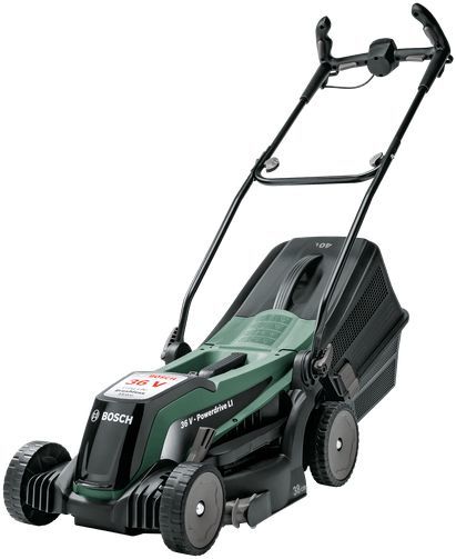 

Колесная газонокосилка BOSCH EasyRotak 36-550, электрическая, да, Li-Ion, 4 А·ч, 36В, ширина скашивания 37см, высота скашивания 25мм-70мм, объем травосборника 40л., 15кг, АКБ+З/У (06008B9B00), EasyRotak 36-550