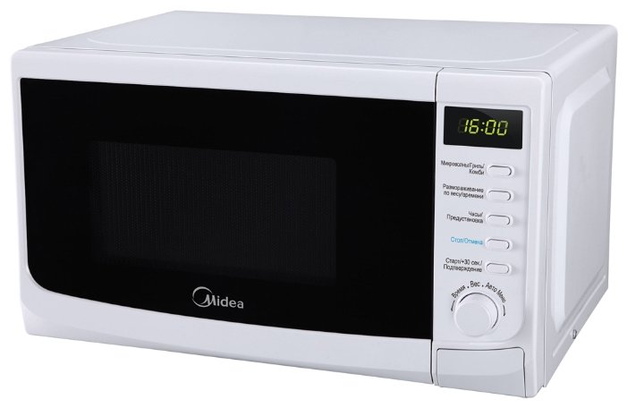 

Микроволновая печь Midea AG820CWW-W 20 л, 800 Вт, гриль, белый (AG820CWW-W), AG820CWW-W