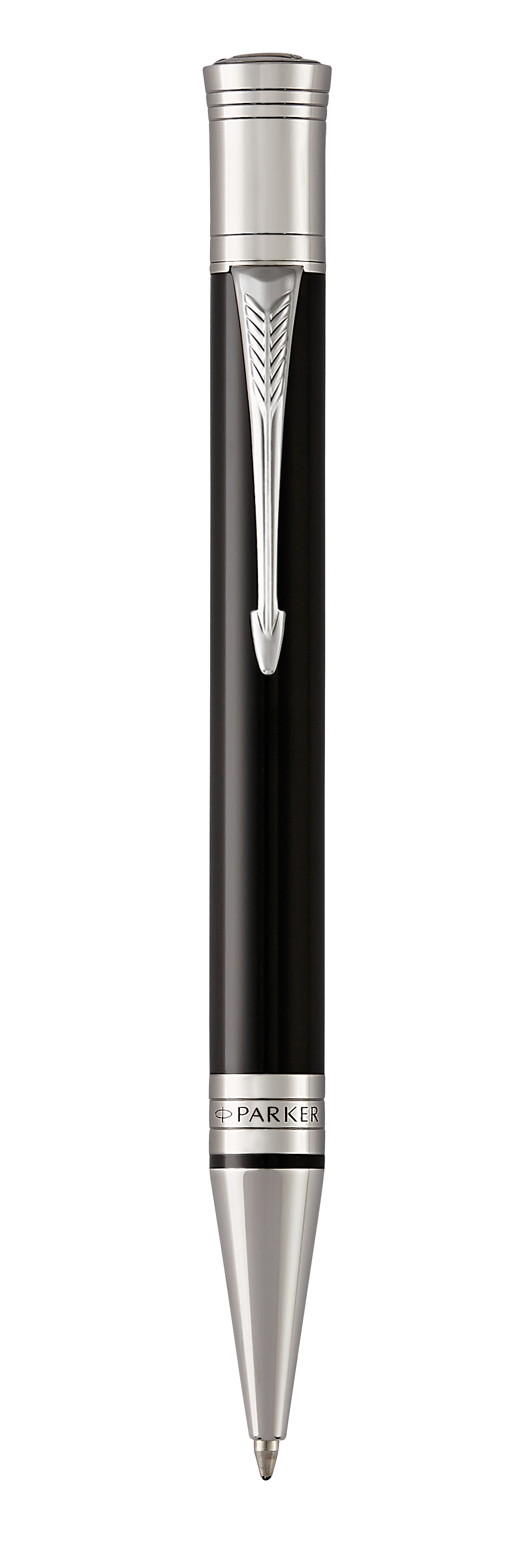 

Ручка шариковая автомат Parker Duofold Classic Black CT, черный, ювелирная латунь, подарочная упаковка (1931390), Duofold Classic Black CT