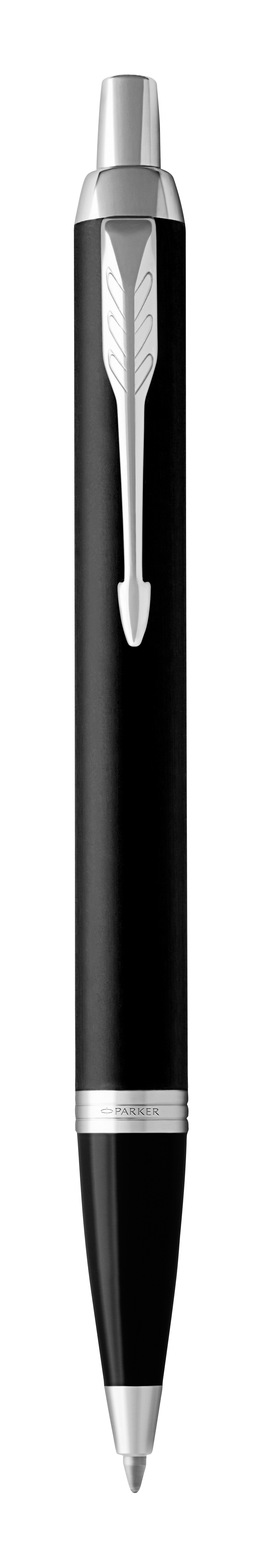 

Ручка шариковая автомат Parker IM Essential K319, синий, латунь, пластик, хром, подарочная упаковка (2143632), IM Essential K319