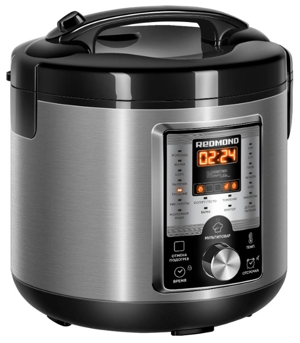 

Мультиварка Redmond RMC-M37 5л, 860 Вт, черный (RMC-M37), RMC-M37