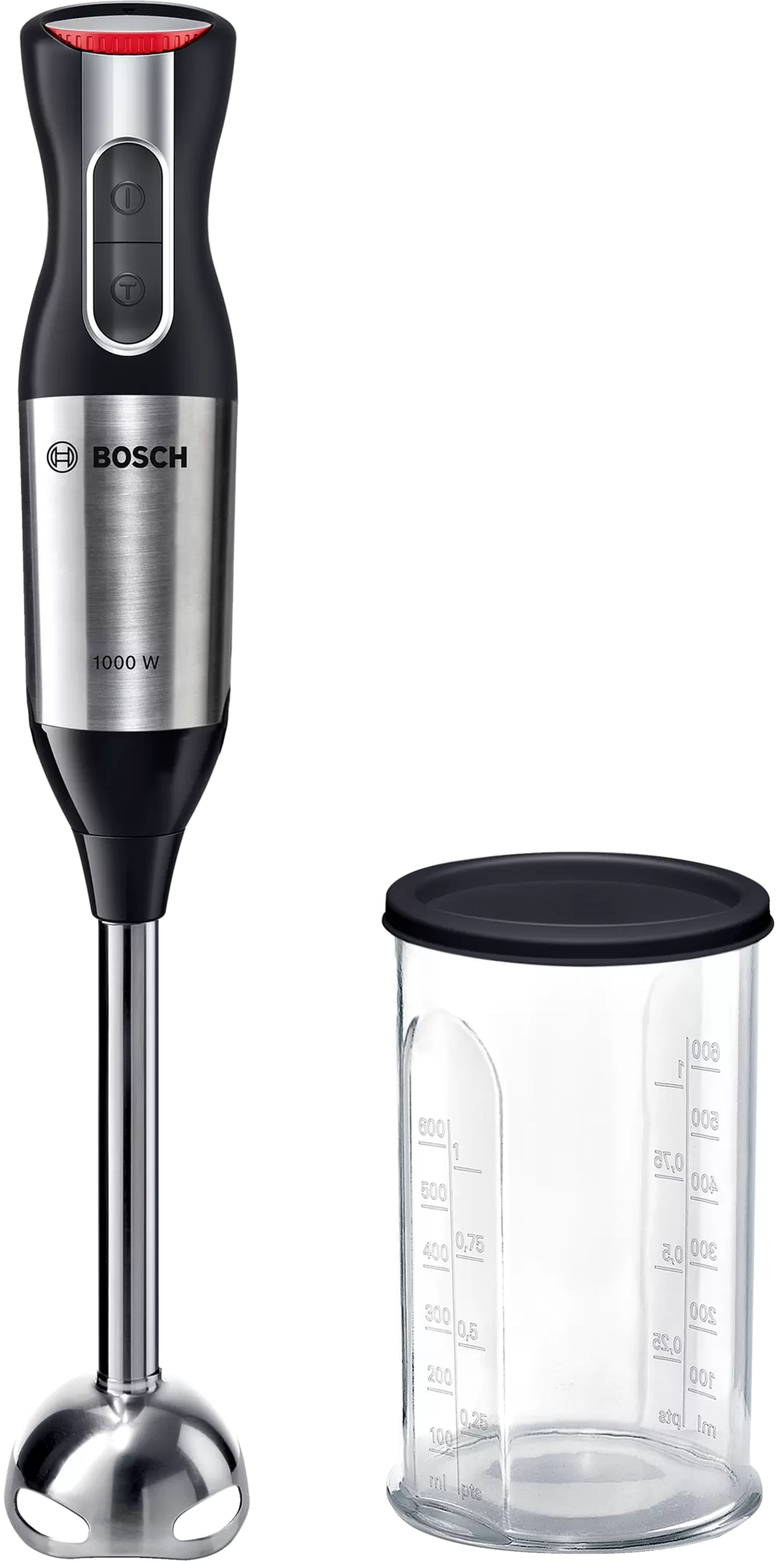 Блендер погружной Bosch MS62M6110 1000Вт, черный (MS62M6110) - фото 1