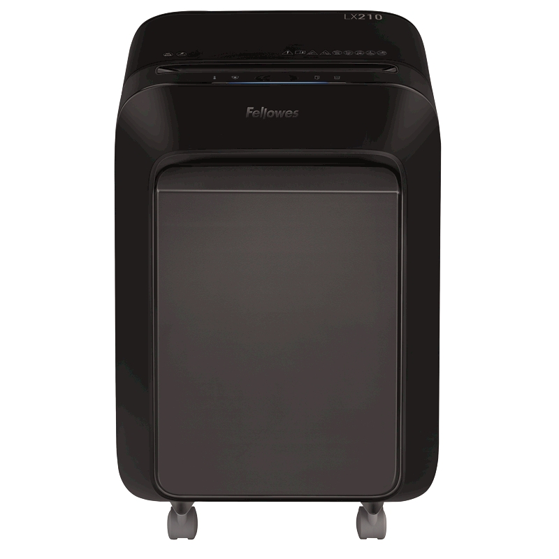 

Шредер FELLOWES PowerShred LX210, секретность P-4, фрагменты - 4 мм x 1.2 см, объем 23 л, кол-во листов до 16 шт., скрепки, скобы, карты, черный (FS-55025), LX210