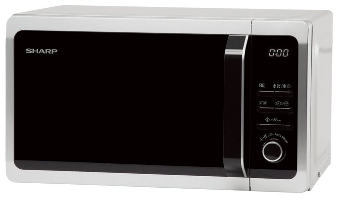 

Микроволновая печь Sharp R-2852RSL 20л, 800Вт, Серебристый, R-2852RSL