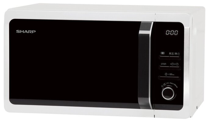 

Микроволновая печь Sharp R-2852RW 20л, 800Вт, Белый, R-2852RW