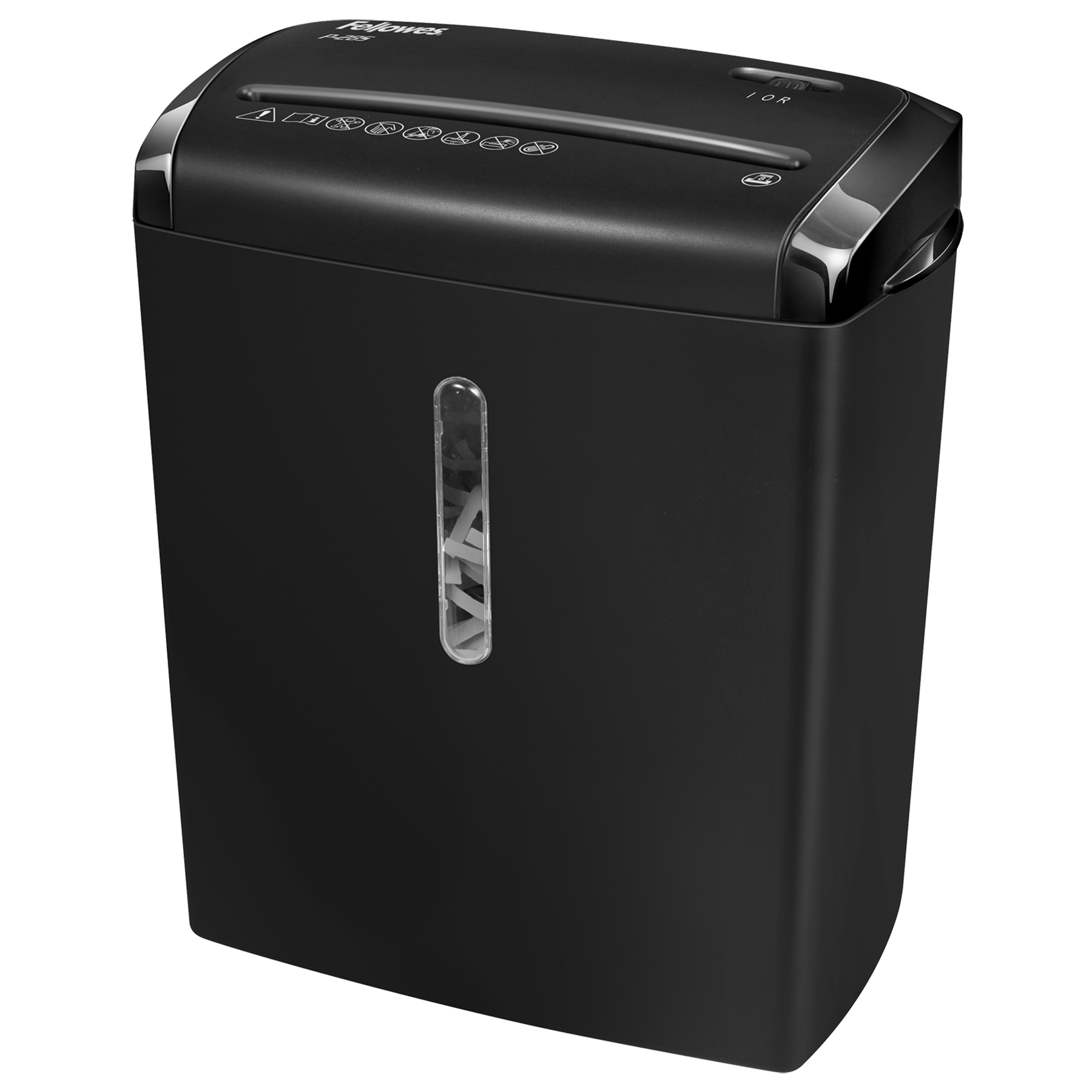 

Шредер FELLOWES PowerShred P-28S, секретность P-2, полосы - 6мм, 15л, 8 листов, черный (FS-47101), P-28S