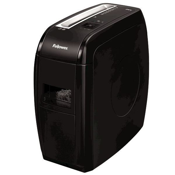 

Шредер FELLOWES PowerShred 21Cs, секретность P-3, фрагменты - 4 мм x 5.2 см, объем 15 л, кол-во листов до 12 шт., скрепки, скобы, карты, черный (FS-43602), 21Cs