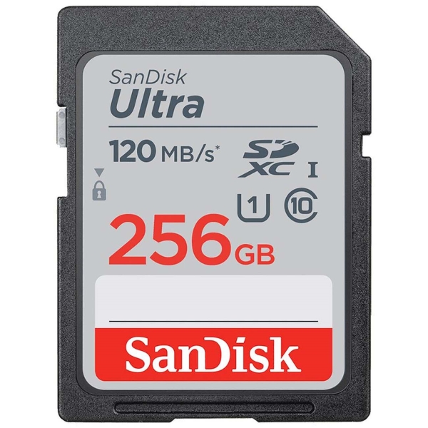 Карта памяти 256Gb SDXC Sandisk Ultra Class 10 UHS-I U1