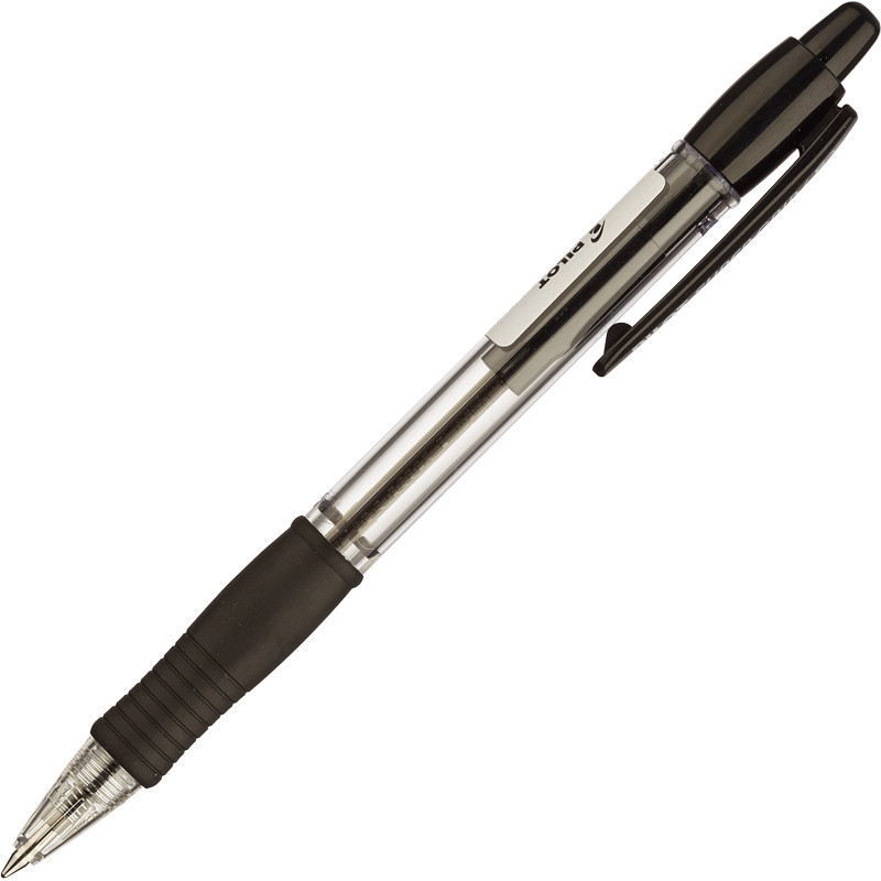 

Ручка шариковая автомат Pilot BPGP-10R-F-B, черный, пластик (32032), BPGP-10R-F-B