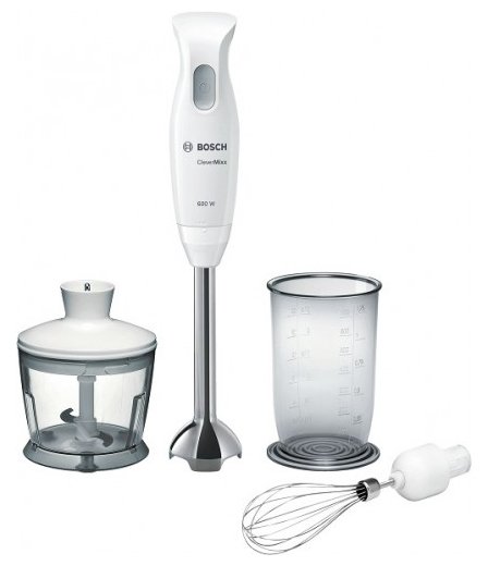 

Блендер погружной Bosch MSM26500 600Вт, белый (MSM26500), MSM26500