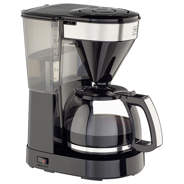 

Кофеварка капельная Melitta Easy Top II, 1.05 кВт, кофе молотый, 1.3 л/1.38 л, черный (21873), Easy Top II