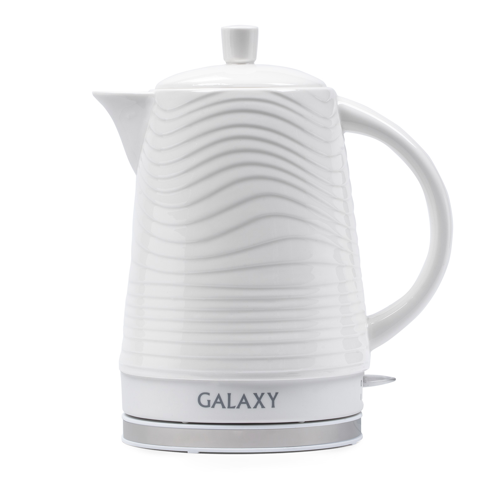 

Чайник GALAXY GL0508 1.9л. 1400Вт, скрытый нагревательный элемент, керамика, белый (GL0508), GL0508