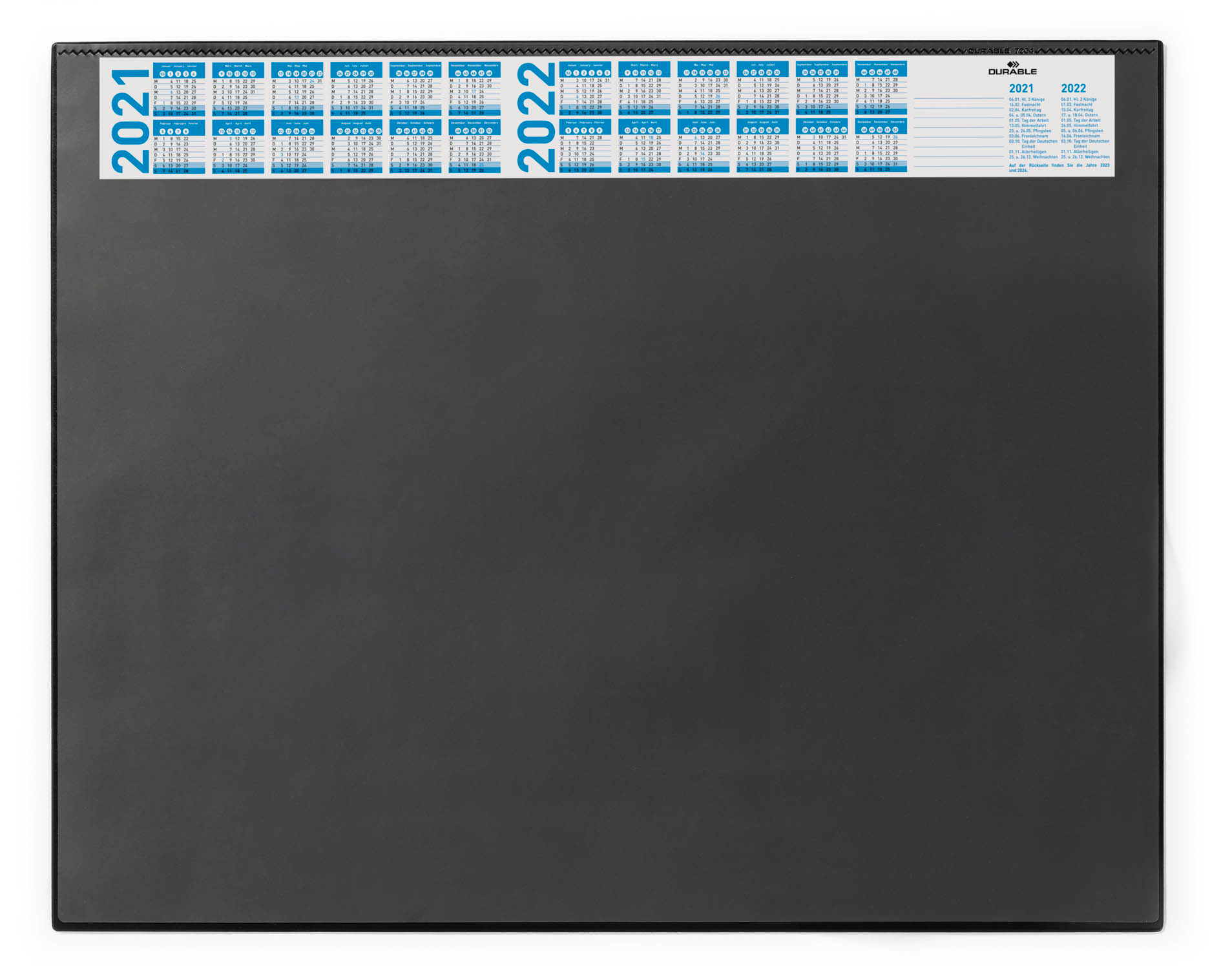 Покрытие Durable 7204-01 для стола, 65х52 см, цвет черный (7204-01)