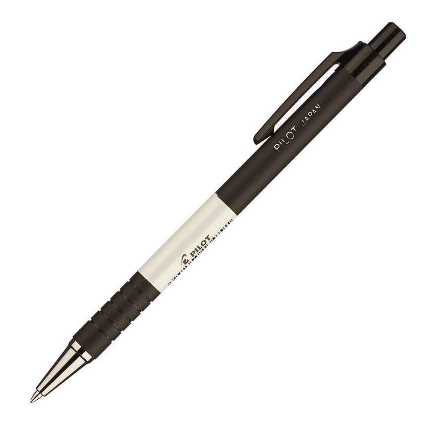

Ручка шариковая автомат Pilot BPRK-10M-LBK, черный, пластик (77560), BPRK-10M-LBK