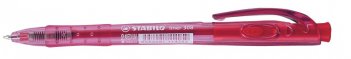 

Ручка шариковая автомат Stabilo Liner, красный, пластик (308/40-f), Liner