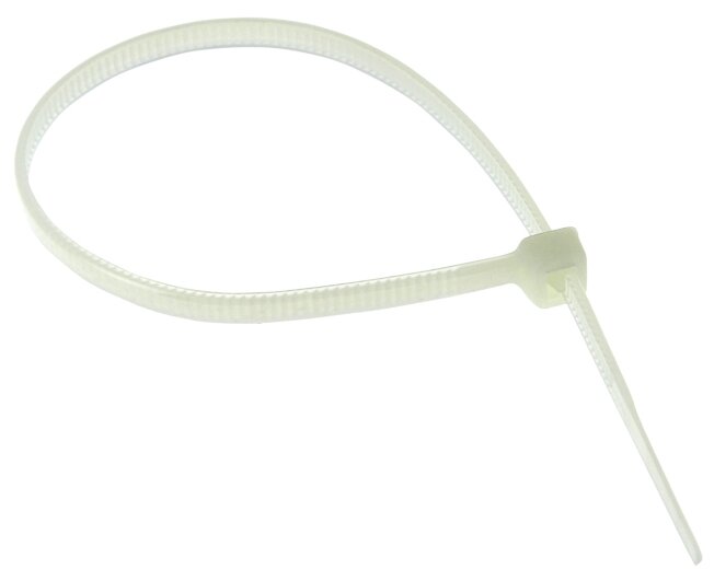 

Стяжка EKF plc-c-4.8x200, 4.8 мм x 200 мм, 100 шт., белый (2054101051), plc-c-4.8x200