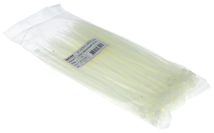 

Стяжка EKF plc-c-8.2x500, 8.2мм x 500мм, 100шт., белый (2054101056), plc-c-8.2x500
