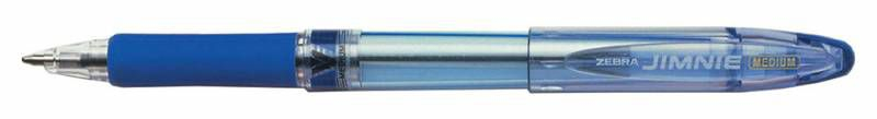 Ручка шариковая Zebra JIMNIE, синий, пластик, колпачок (RB-M100-BL)