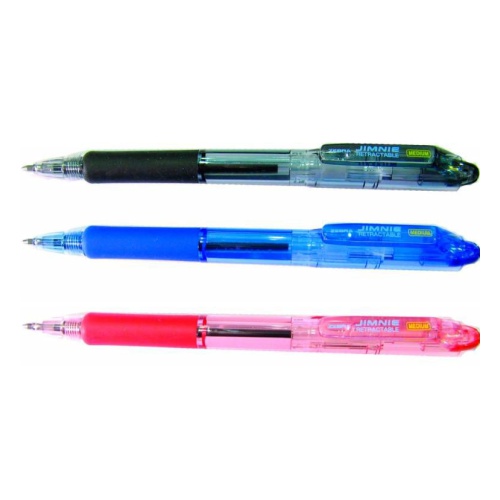 

Ручка шариковая автомат Zebra JIMNIE RETRACTABLE, синий, пластик (KRBZ-100-BL), JIMNIE RETRACTABLE
