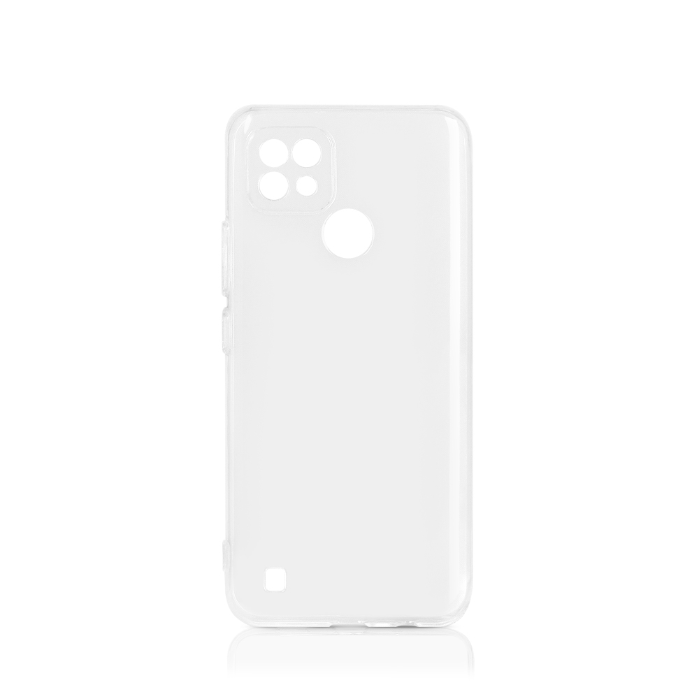 

Чехол-накладка DF Силиконовый супертонкий для смартфона Realme C21, силикон, прозрачный (DF rmCase-06)