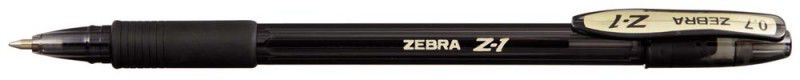 Ручка шариковая Zebra Z-1 COLOUR, черный, пластик, колпачок (C-BA26-ZA-BK)