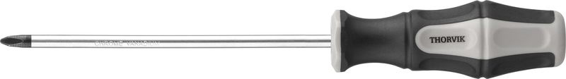 Отвертка крестовая PH0x150мм, CrV, магнитный наконечник, Thorvik SDP0150 (52147)