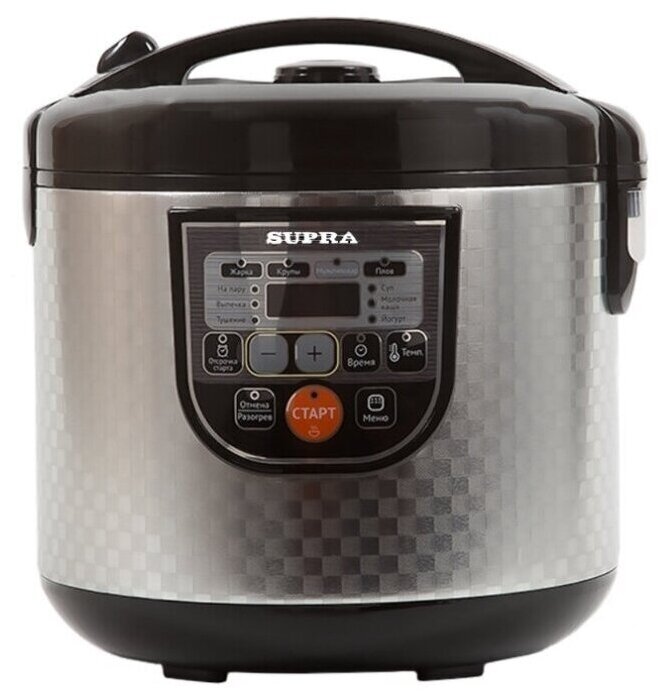 

Мультиварка Supra MCS-5115 5 л, 860 Вт, серебристый/черный (MCS-5115), MCS-5115