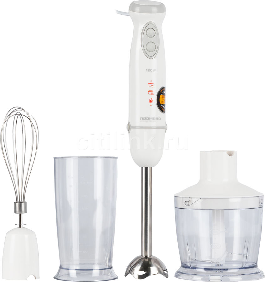 

Блендер погружной Redmond RHB-2941 1300Вт, белый, серый (421793), RHB-2941