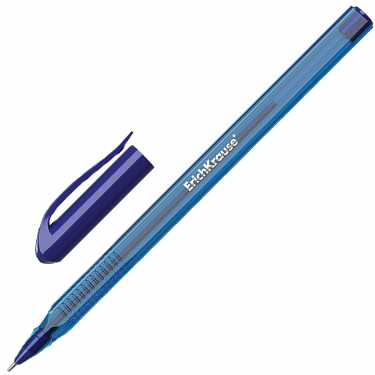 

Ручка шариковая Erich Krause Ultra Glide Technology U-18, синий, пластик, колпачок (32534), Ultra Glide Technology U-18