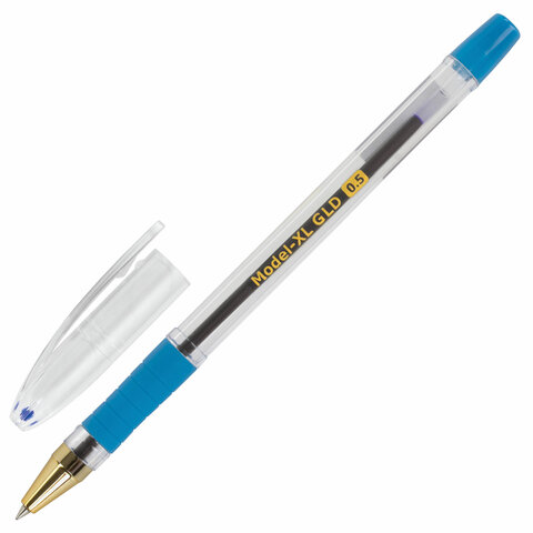 

Ручка шариковая Brauberg Model-XL GLD, синий, пластик, колпачок (143245), Model-XL GLD