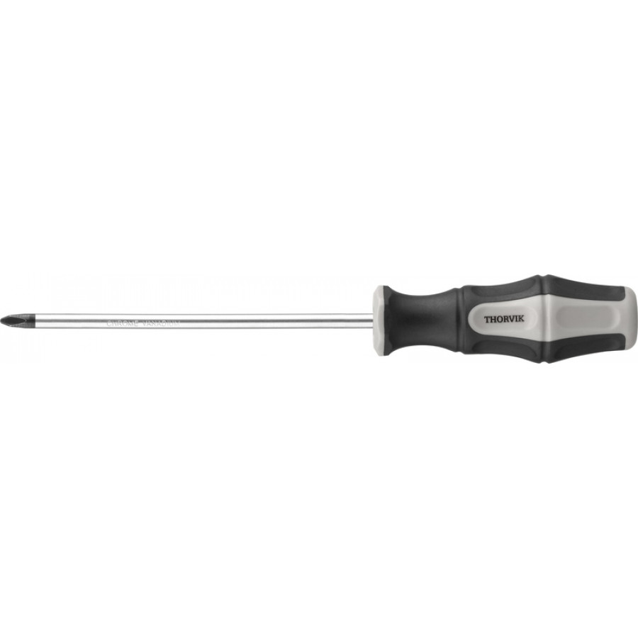 

Отвертка крестовая PH1x125мм, CrV, магнитный наконечник, Thorvik SDP1125 (52150), SDP1125