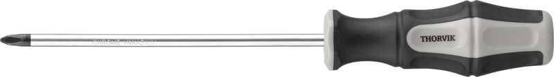 

Отвертка крестовая PH2x125мм, CrV, магнитный наконечник, Thorvik SDP2125 (52153), SDP2125